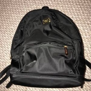 Large black Michael Kors backpack bag